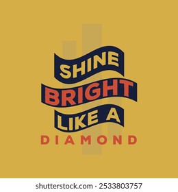 Shine Bright Like a Diamond: Sparkling Vector Illustration for Confidence and Inspiration