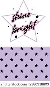 shine bright star texture magic