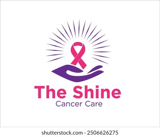 the shine , cancer care logo designs