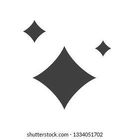 shine clean stars. vector icon