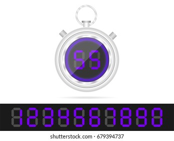 shine digital stopwatch