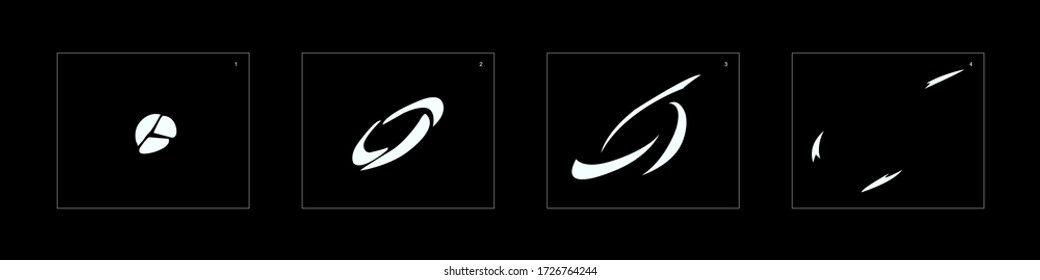 Efecto de explosión de brillantes. Efecto de animación de explosión de humo. Animación Sprite sheet para juegos, dibujos animados o animación. efecto de animación de estilo vectorial 1421.