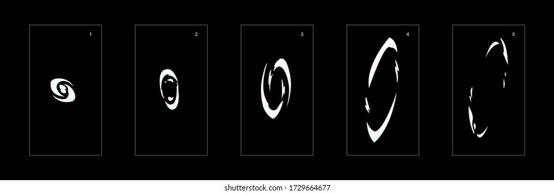 Shine explosion effect. Smoke explosion animation effect. Animation Sprite sheet for games, cartoon or animation. vector style animation effect 1481.