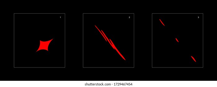 Shine fire effect. Fire explosion animation effect. Animation Sprite sheet for games, cartoon or animation. vector style animation effect 1502.