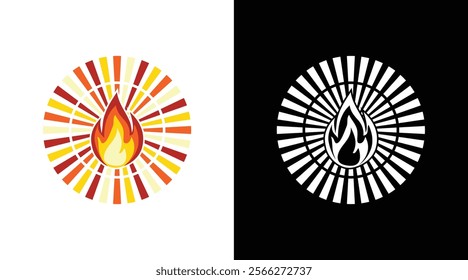 shine of fire logo shapes