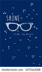 shine glasses star