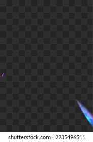Shine Glitch Vector Transparent Background. Iridescent Blur Glamour Illustration. Glow Kaleidoscope Glint Pattern. Gradient Flying Reflection Border.
