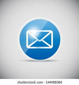 Shine glossy computer icon vector illustration