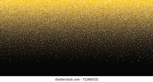 Shine gold dust – stock vector