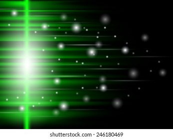 shine green speed abstract background
