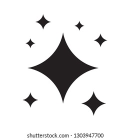 Shine icon,  Clean star icon