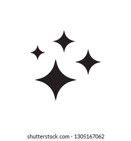Shine icon,  Clean star icon