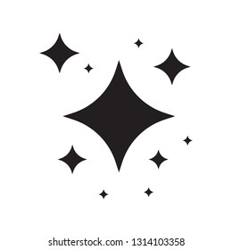 Shine icon, Clean star icon