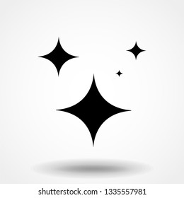 Shine icon, Clean star icon