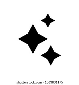 Shine icon, Clean star icon
