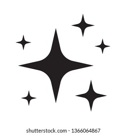 Shine icon, Clean star icon