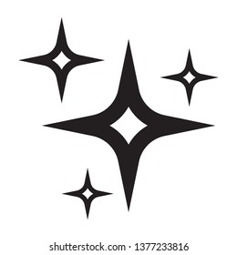 Shine icon, Clean star icon