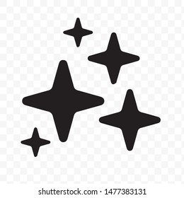 Shine icon, Clean star icon. EPS 10.