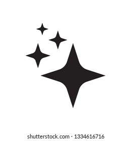 Shine icon, Clean star icon isolated