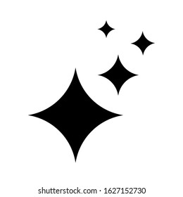 Shine icon Clean star vector icon