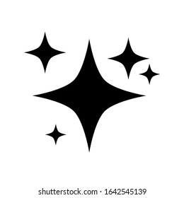 shine icon isolated on white background. vector illustration
