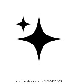 icono de brillo aislado en el fondo blanco. ilustración vectorial
