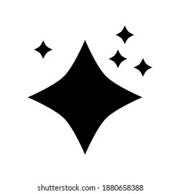 shine icon isolated on white background. vector illustration