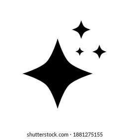 shine icon isolated on white background. vector illustration