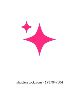 shine icon isolated on white background. vector illustration