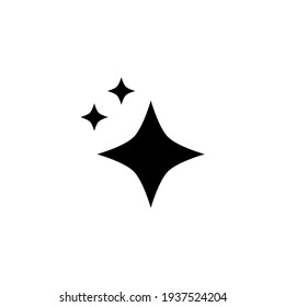 shine icon isolated on white background. vector illustration