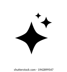shine icon isolated on white background. vector illustration