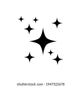 shine icon isolated on white background. vector illustration