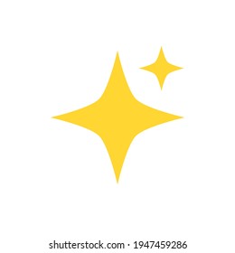 icono de brillo aislado en el fondo blanco. ilustración vectorial