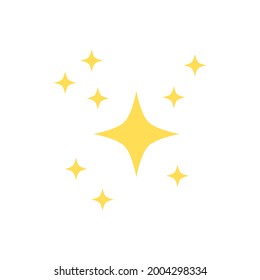 icono de brillo aislado en el fondo blanco. ilustración vectorial