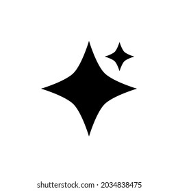 shine icon isolated on white background. vector illustration