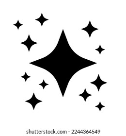 icono de brillo aislado en fondo blanco