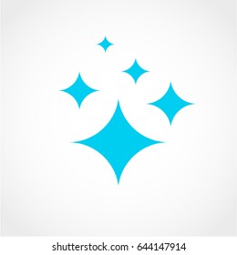 Shine Icon Isolated on White Background