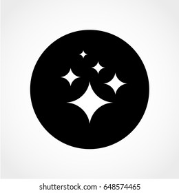 Shine Icon Isolated on White Background