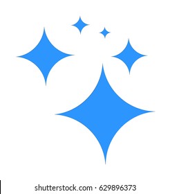 shine icon on white background. shine sign.