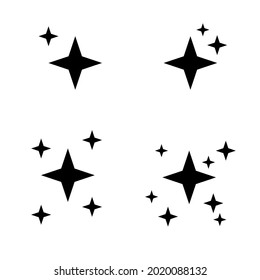 icono de brillo aislado en fondo blanco. ilustración vectorial