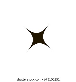 shine icon. sign design