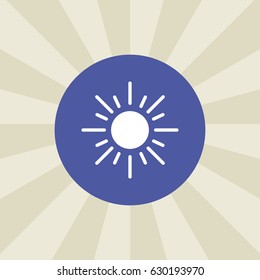 shine icon. sign design. background