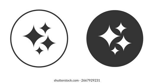 Shine icon silhouette symbol. Vector isolated illustration