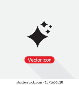 Shine Icon, Sparkle Icon Vector Illustration Eps10