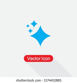 Shine Icon, Sparkle Icon Vector Illustration Eps10