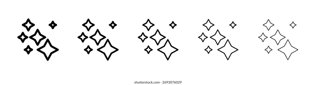 Icono de brillo Ilustración de Arte vectorial