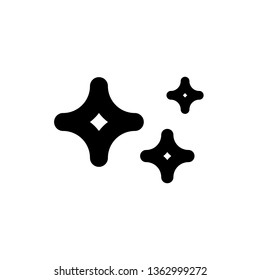 Shine icon, vector illustration. Flat design style. vector shine icon illustration isolated on white background, shine icon Eps10. shine icons graphic design vector symbols.