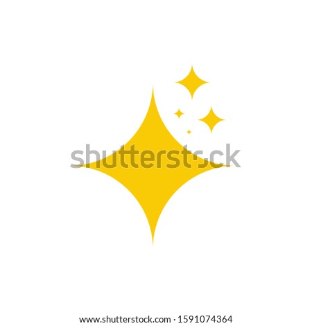 Shine icon, vector illustration. Flat design style. vector shine icon illustration isolated on white, shine icon Eps10. shine icons graphic design vector symbols.