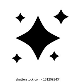 icono de brillo vectorial aislado en blanco