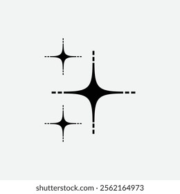 Shine icon vector logo design template